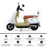 Scooter Elétrica - PAM16 1000w 60v Lithium - Branca - Plug and Move
