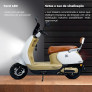 Scooter Elétrica - PAM16 1000w 60v Lithium - Branca - Plug and Move