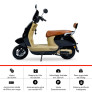Scooter Elétrica - PAM16 1000w 60v Lithium - Preta - Plug and Move