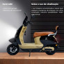 Scooter Elétrica - PAM16 1000w 60v Lithium - Preta - Plug and Move