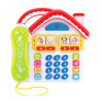 Telefone Divertido Casa - Luzes e Sons - Colorido - DM Toys