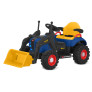 Trator Elétrico Infantil - Escavadeira - 12v - Azul - Bandeirante