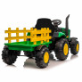 Trator Elétrico Infantil com Carreta - 12v - Verde - Zippy Toys