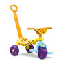 Triciclo Infantil com Haste Removível - Tchuco Zoo - Samba Toys