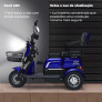 Triciclo Elétrico - New Smart PAM 1000w - Azul - Plug and Move