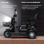 Triciclo Elétrico - New Smart PAM 1000w - Preto - Plug and Move