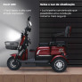 Triciclo Elétrico - New Smart PAM 1000w - Vermelho - Plug and Move