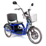 Triciclo Elétrico - Village PAM - Cesta - 800w - Azul - Plug and Move
