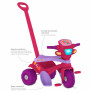 Triciclo Infantil - Passeio e Pedal - Rosa - Bandeirante