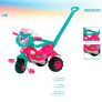 Triciclo Infantil - Passeio e Pedal - Tico-Tico Uni - Magic Toys