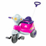 Triciclo Infantil - Passeio e Pedal - Velocita - Rosa - Calesita