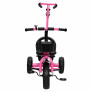 Triciclo Infantil com Apoiador - Passeio e Pedal - Rosa - Zippy Toys