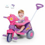 Triciclo Infantil com Haste Direcionável - Velocita - Lilás - Calesita