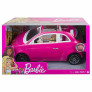 Veículo e Boneca - Barbie - Fiat 500 - Carro Conversível da Barbie - Mattel