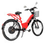Bicicleta Elétrica - Street Plus PAM - 800w 48v Lítio - Vermelha - Plug and Move