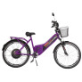Bicicleta Elétrica - Confort - 800w Lithium - Violeta - Duos Bikes