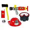 Kit Infantil - Brincando de Ser Bombeiro - Esguicho de Água - 7 Peças - Multikids