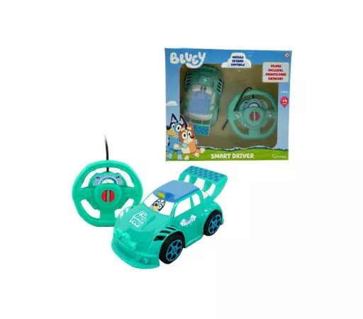 Veículo Smart Driver Bluey Candide com Controle Remoto