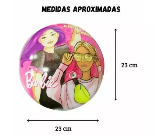 Bola de Vinil Barbie 23 cm Toyng