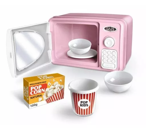 Kit Micro-ondas New Le Chef Usual Brinquedos