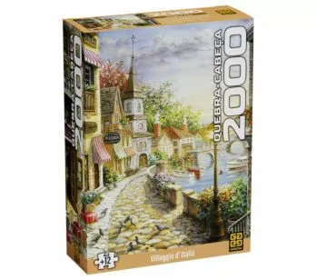 Quebra-Cabeça - 2000 Peças - Villaggio D'Italia - Grow