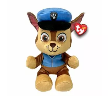 Pelúcia - 16cm - TY - Beanie Babies - Patrulha Canina - Chase - Toyng