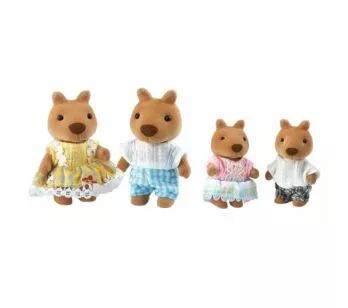 Miniaturas Casinha Feliz - Família Capivara