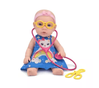 Boneca Mellina Dodói c/ 04 Acessórios - Super Toys - Kidverte
