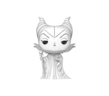 Boneca - Funko Pop - Disney Esbocos - Malevola - Candide