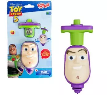 Lança Pião - Disney - Pixar - Toy Story 5 - Buzz Lightyear - Toyng 
