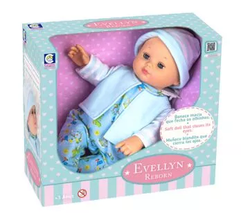 Boneca Evellyn Reborn Menino – Cotiplas