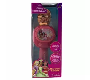 Microfone Musical com Bluetooth Princesa Disney Candide