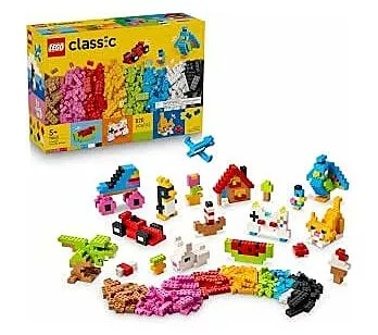 Blocos de Montar - Peças Coloridas Criativas - 820 peças - LEGO Classic