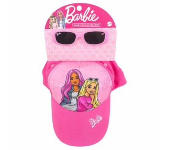Brinquedo Kit Boné e Óculos Barbie Infantil Uv400 Toyng