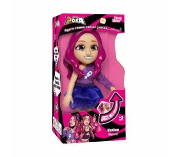 Boneca Katlen Musical Dos Rosa