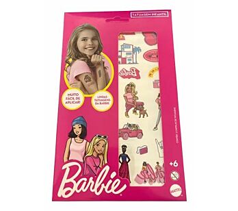 Tatuagem Temporária Infantil Barbie Toyng 55945 | MercadoLivre