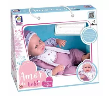 Boneca - Amor de Bebê - Premium - Cotiplas