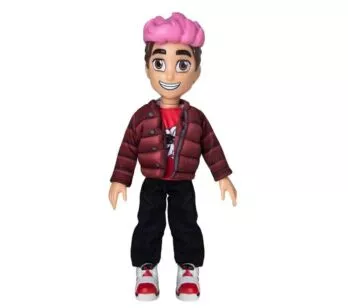 Boneco - 26cm - Dos Rosa - Robson - Baby Brink