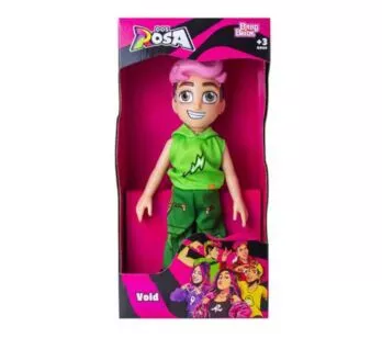 Boneco - 26cm - Dos Rosa - Void - Baby Brink
