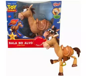 Boneco Bala no Alvo Toy Story com Som e Tecido Realista Toyng