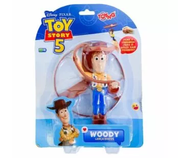 Boneco Woody Toy Story 5 Lança Discos Toyng