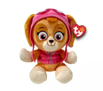 Pelúcia - 16cm - TY - Beanie Babies - Patrulha Canina - Skye - Toyng