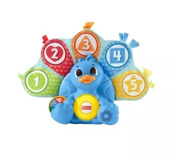 Figura de Atividades - Linkimals - Pavão Penas Coloridas - Fisher Price