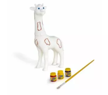 Figura de Pintar - Safari Pintura - Girafa - Adijomar