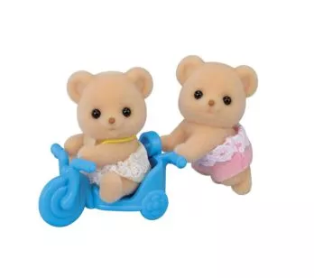 Figuras - Sylvanian Families - Gêmeos Urso Biscoito - Epoch