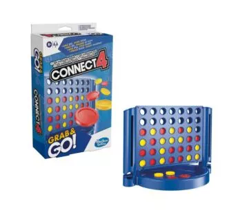 Jogo de Tabuleiro - Portátil Grab and Go - Connect 4 - Hasbro Gaming
