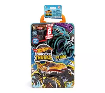 Maleta Organizadora - Hot Wheels Monster Truck - Porta Carrinhos - Fun Divirta-se