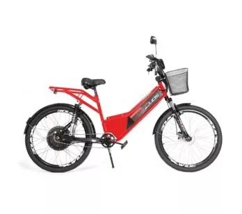 Bicicleta Elétrica - Duos Confort Full - 800w 48v 15ah - Vermelha - Duos Bikes