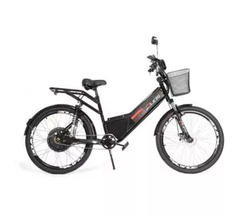 Bicicleta Elétrica - Duos Confort Full - 800w 48v 15Ah - Preta - Duos Bikes