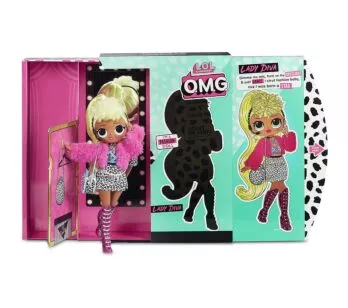 BONECA LADY DIVA LOL SURPRISE! OMG - 20 SURPRESAS - CANDIDE